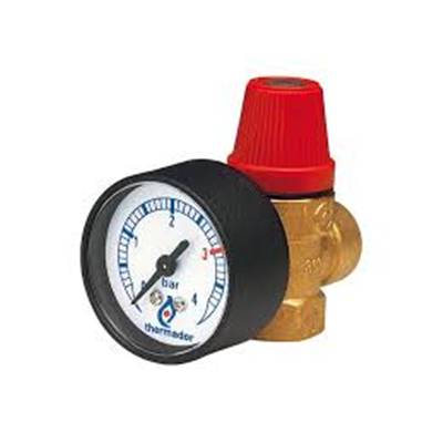 SOUPAPE 3 BARS AVEC MANO Ø½"F-½"F