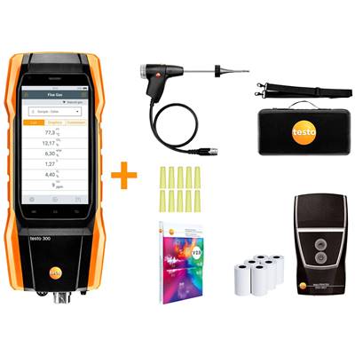 ANALYSEUR DE COMBUSTION TESTO 300 i- LONGLIFE ADVANCED + IMPRIMANTE