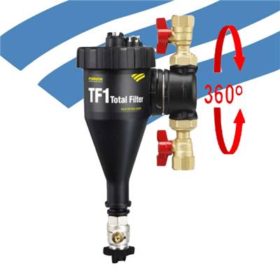 TF1 3/4" : FILTRE EN LIGNE HYDROCYCLONIQUE ET MAGN.RACCORDS FILETES