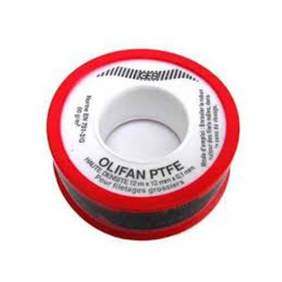 TEFLON ROULEAU HAUTE DENSITE 12MX12 - 0.1 mm (ROUGE)